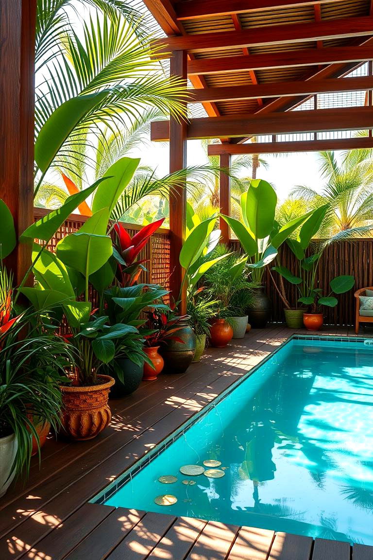 Tropical Oasis - 24 Pool Deck Ideas
