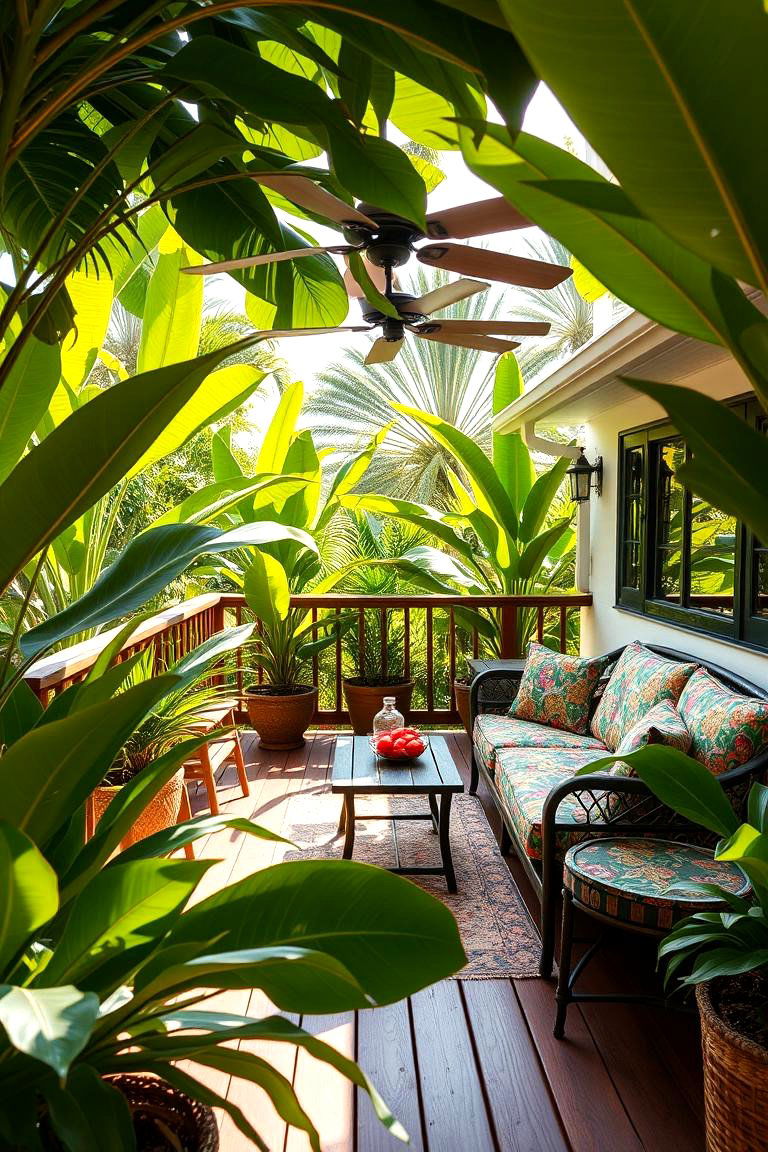 Tropical Paradise Deck - 24 Deck Decorating Ideas