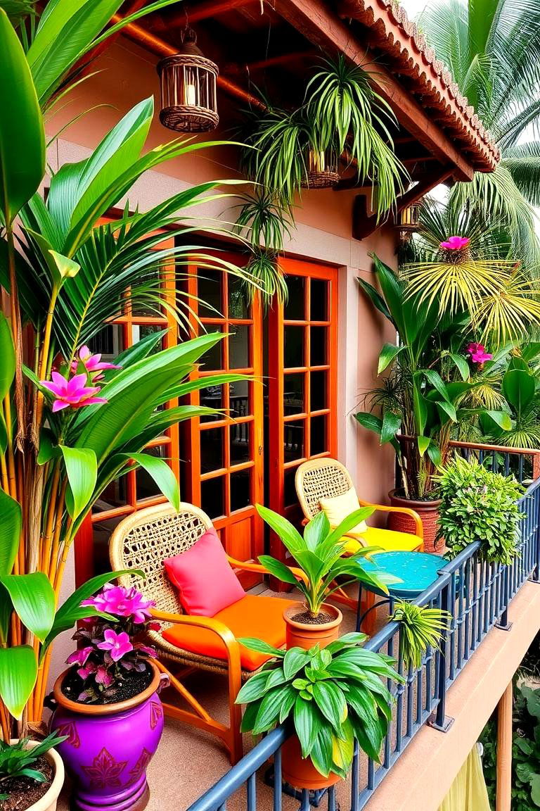 Tropical Paradise Juliet Balcony - 24 Juliet Balcony Ideas