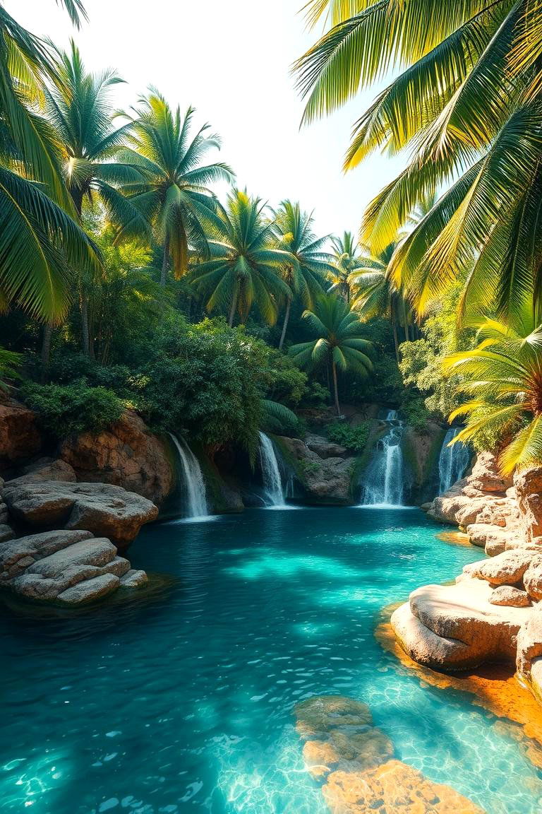Tropical Paradise Lagoon - 24 Lagoon Pool Ideas