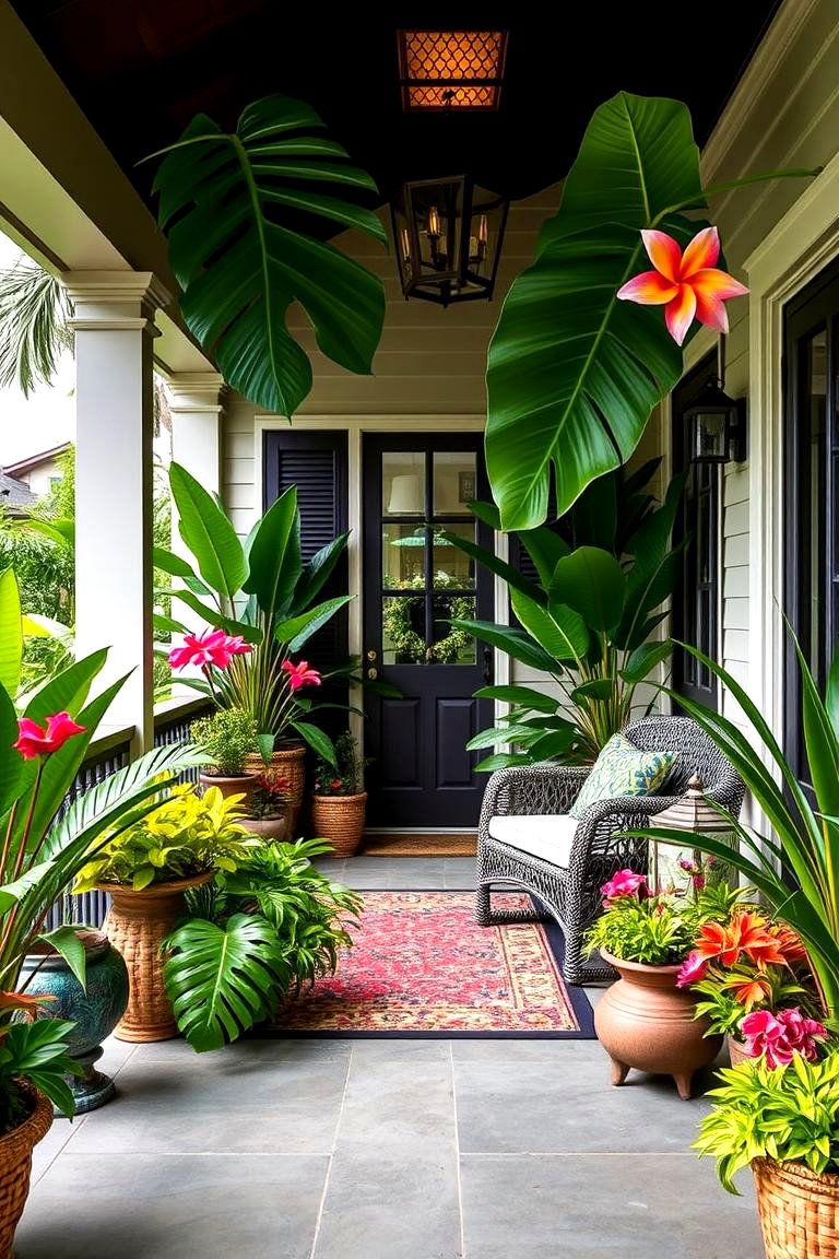 Tropical Plant Paradise - 24 Porch Greenhouse Ideas