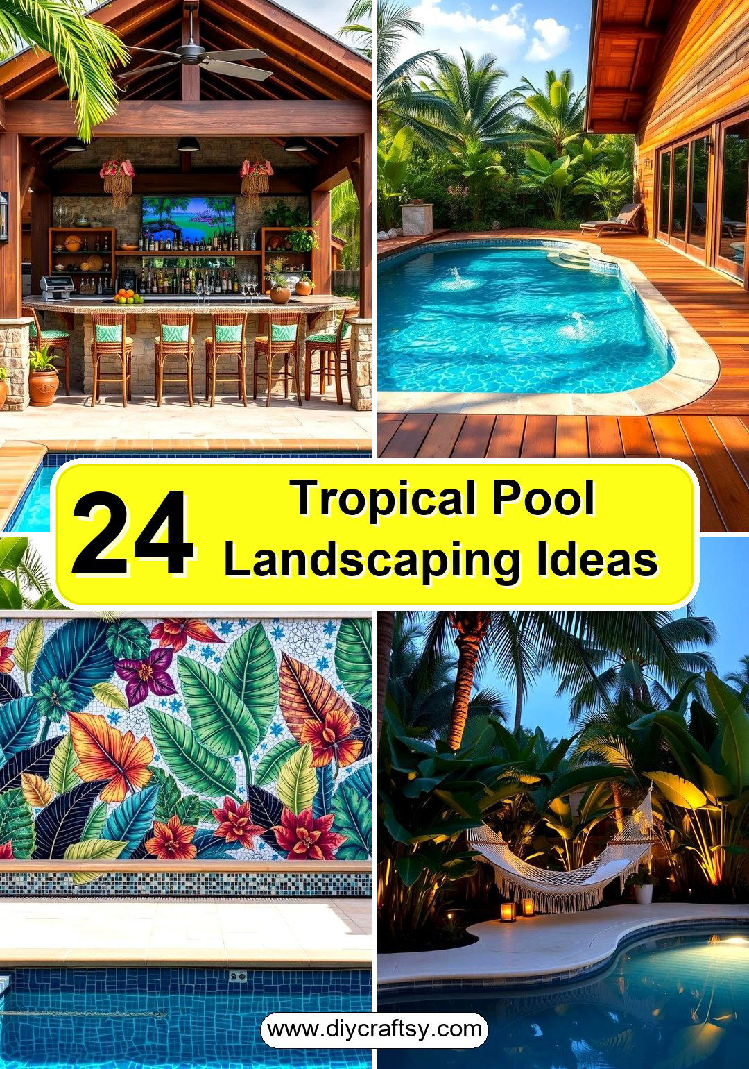 Tropical Pool Landscaping Ideas