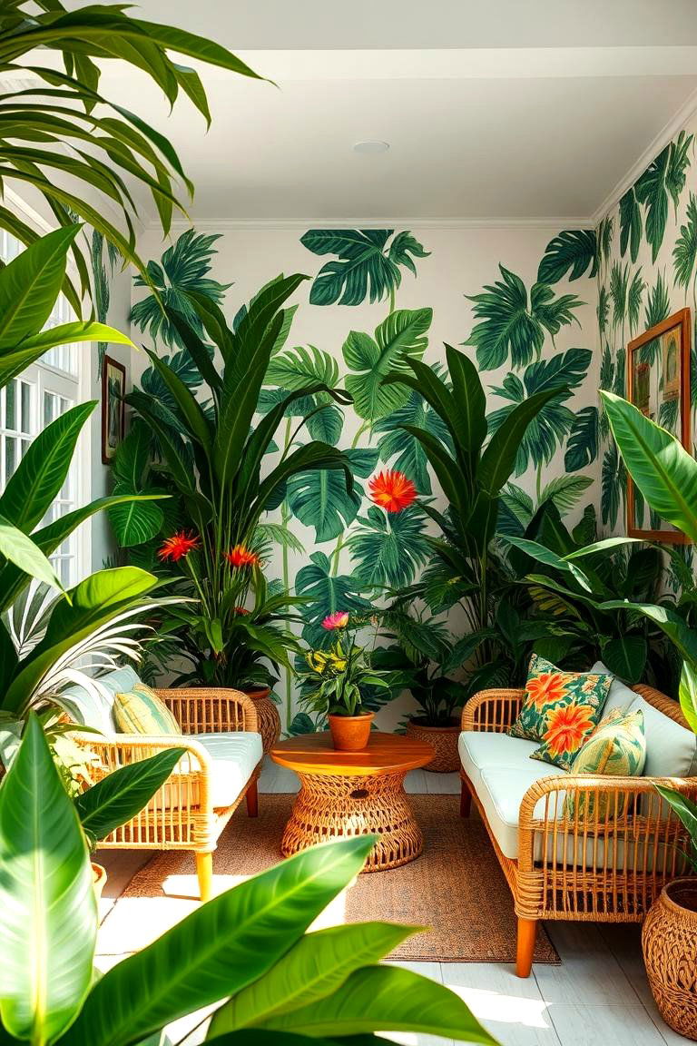 Tropical Retreat Lash Room - 24 Lash Room Ideas