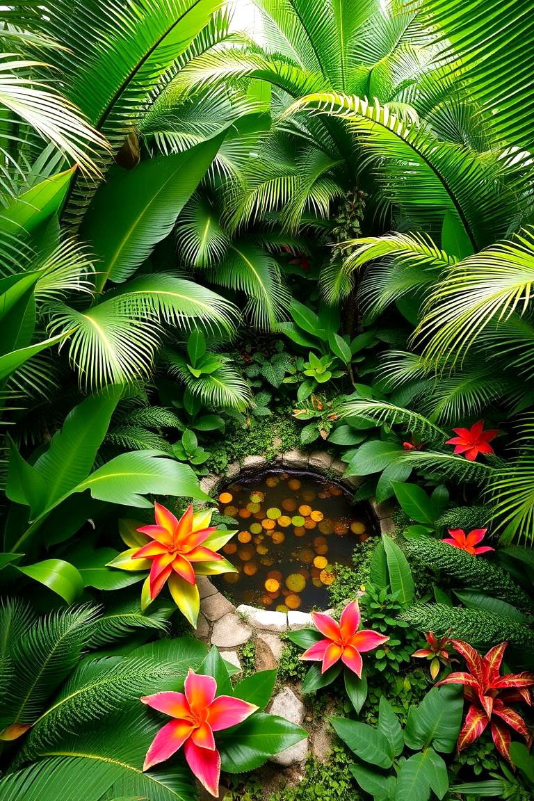 Tropical Spiral Garden - 24 Spiral Garden Design Ideas