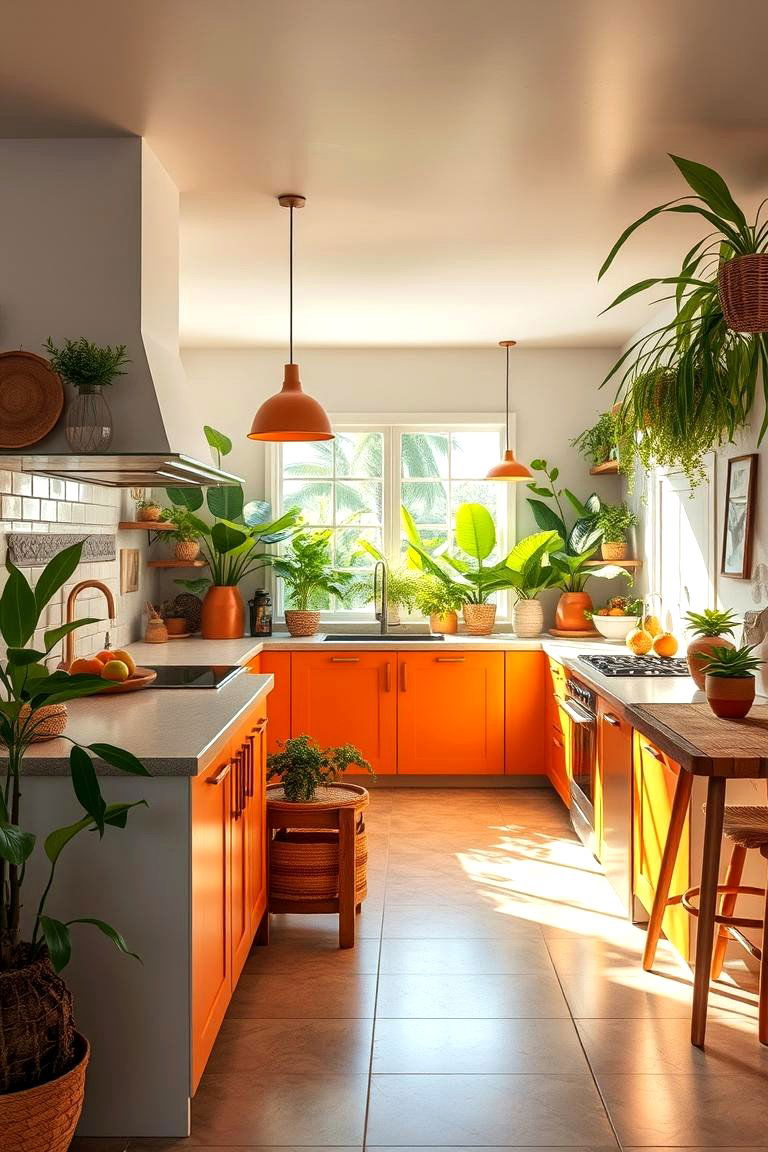 Tropical Vibe Kitchen - 24 Sunroom Kitchen Ideas