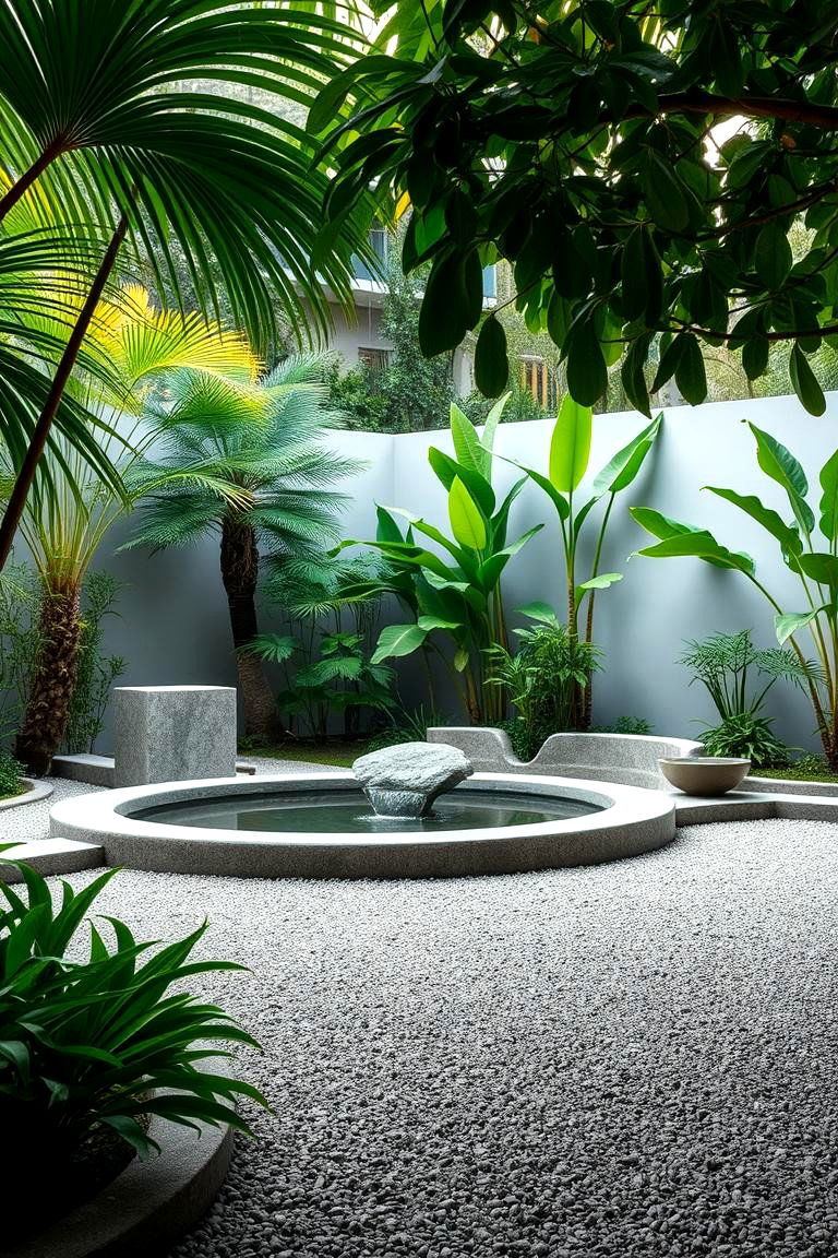 Tropical Zen Garden - 24 Tropical Backyard Ideas