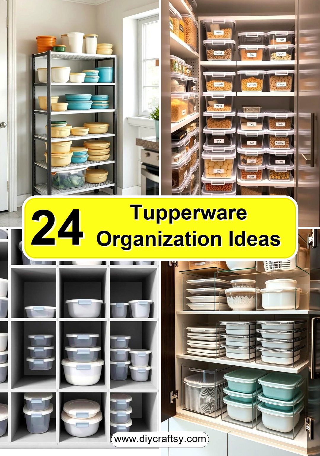 Tupperware Organization Ideas