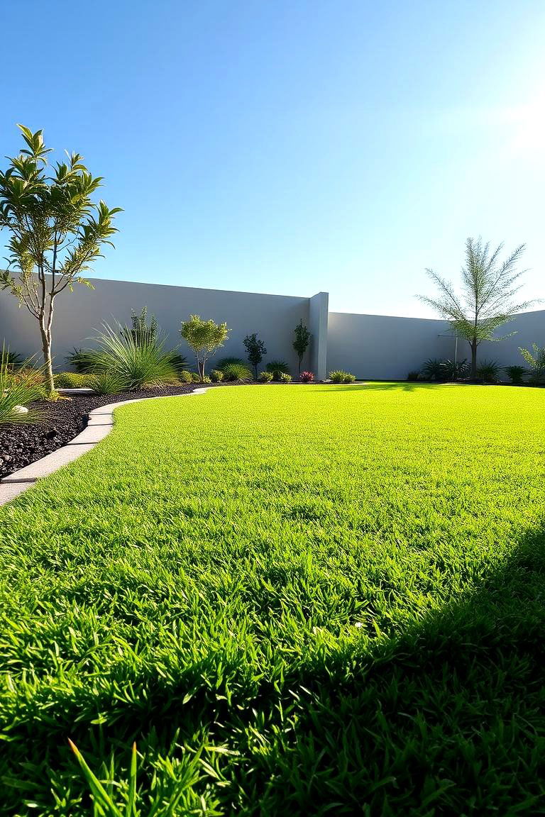Turf Grass for Lush and Low Maintenance Lawns - 24 Hardscape Ideas