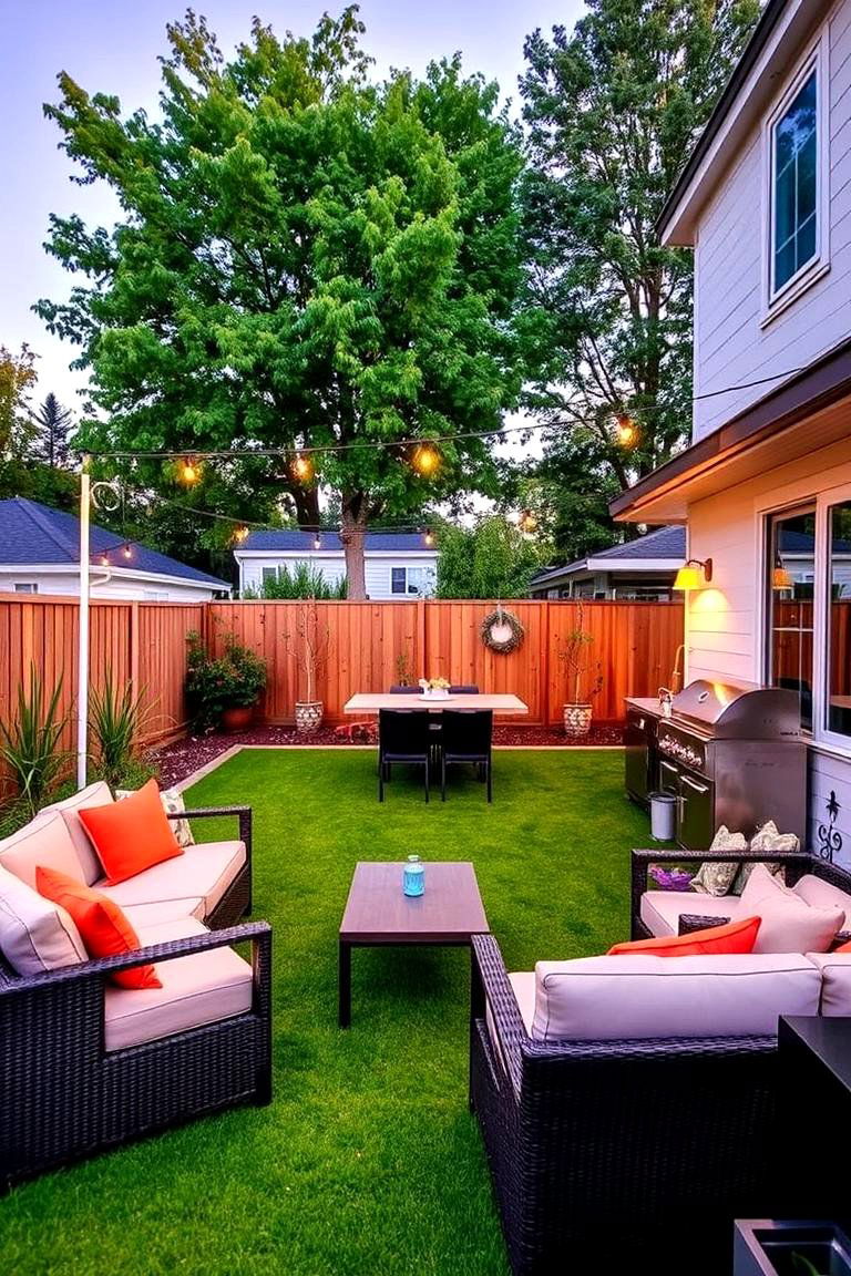 Turf for the Perfect Outdoor Entertaining Area - 24 Backyard Turf Ideas