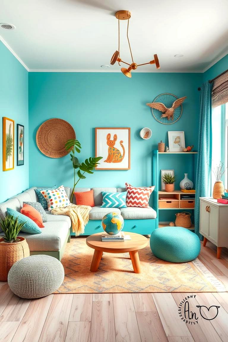 Turquoise Treasure - 24 Girls Blue Bedroom Ideas
