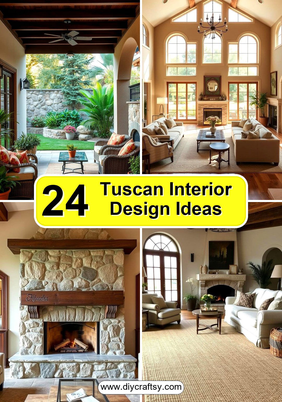 Tuscan Interior Design Ideas