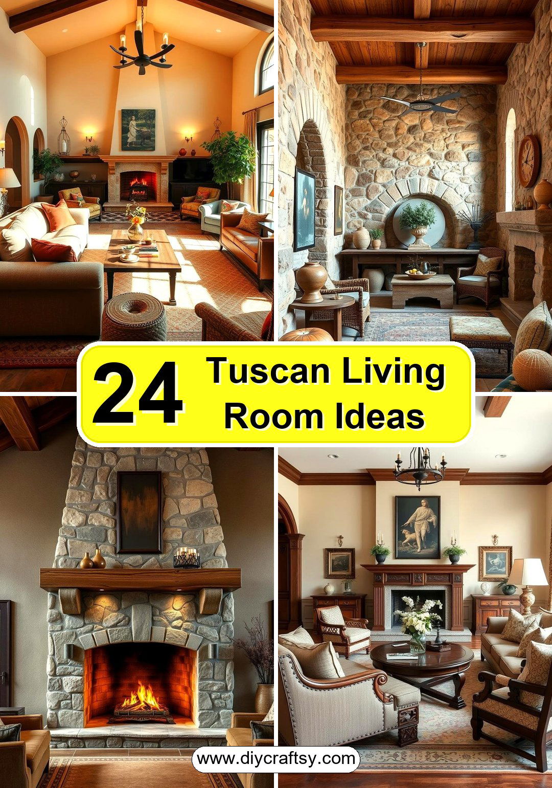 Tuscan Living Room Ideas