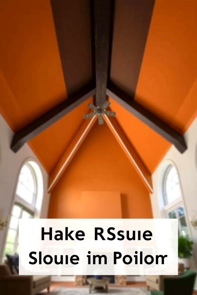 Two Tone Color Splendor - 24 Vaulted Ceiling Ideas