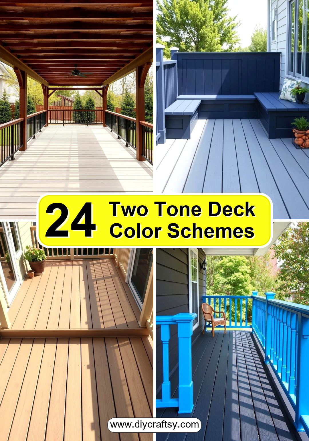 Two Tone Deck Color Schemes