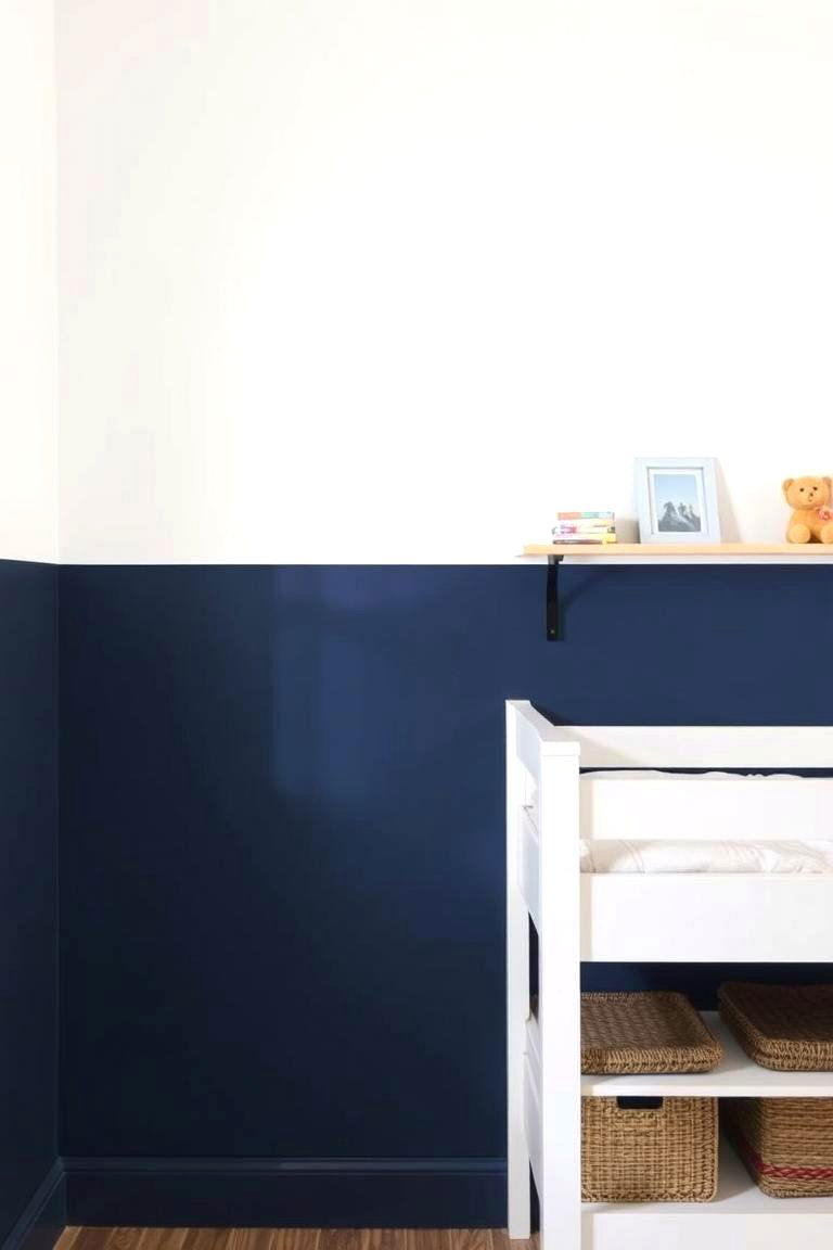 Two Tone Horizontal Split - 24 Kids Room Paint Ideas