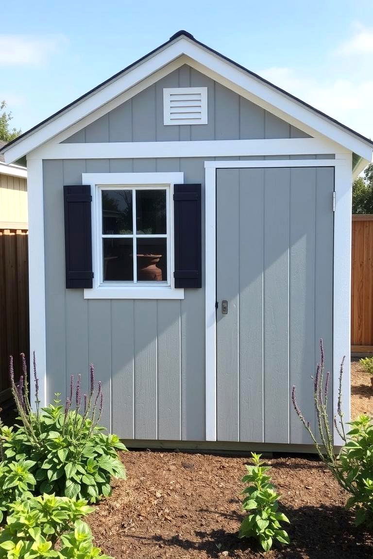 Two Tone Scheme - 24 Shed Color Ideas