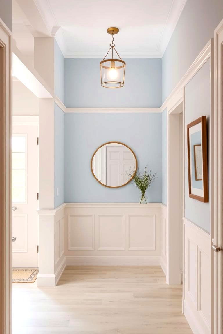 Two Tone Wainscoting - 24 Wainscoting Entryway Ideas