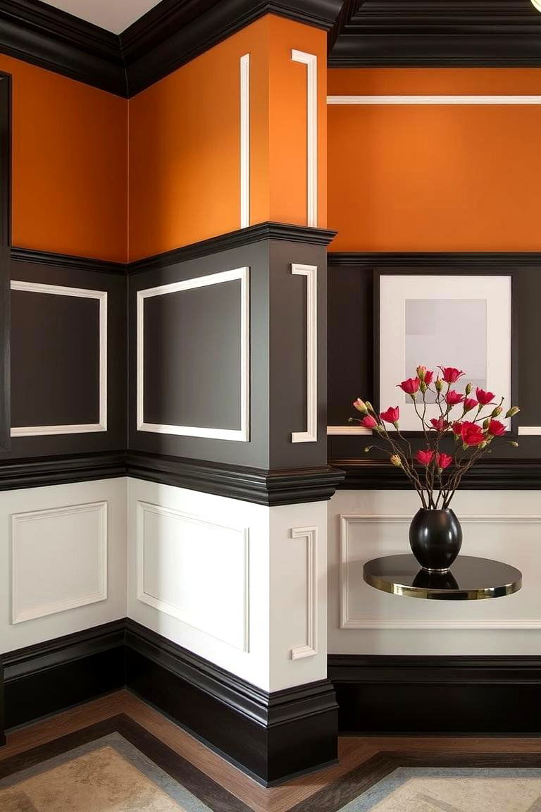 Two Tone Wainscoting - 24 Living Room Wainscoting Ideas