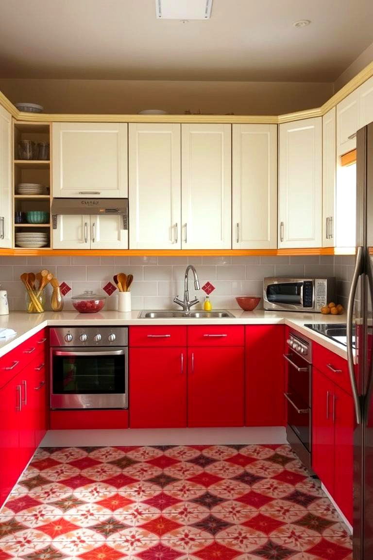 Two tone Cabinets - 24 1980s Kitchen Ideas