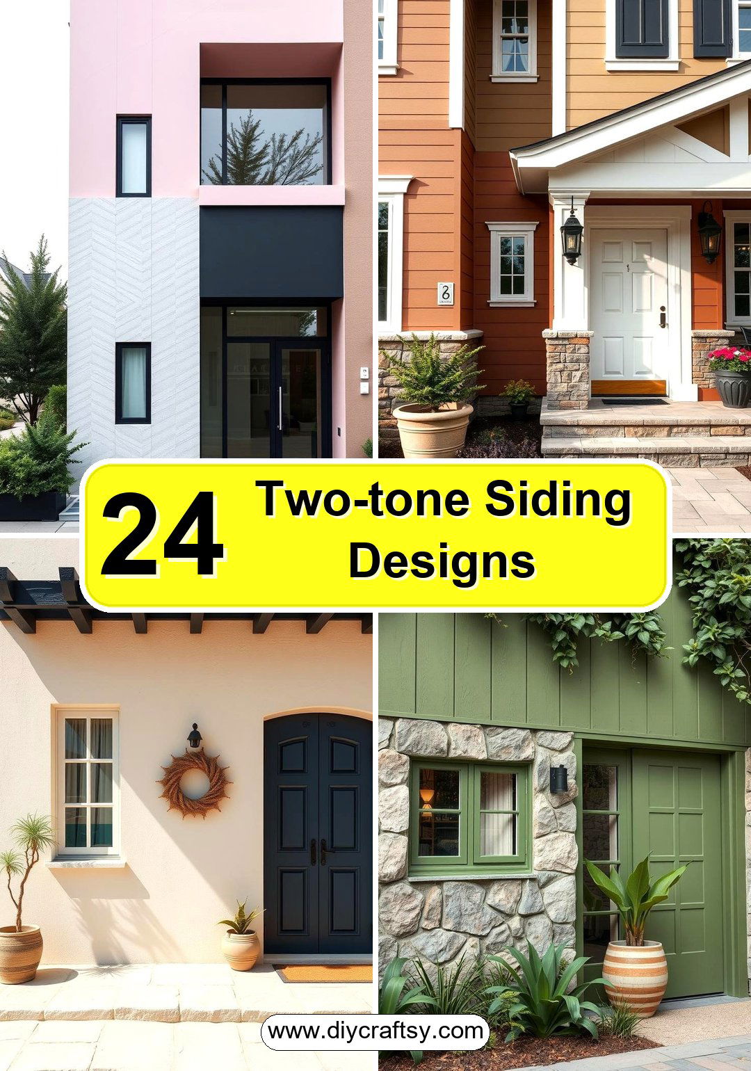 Two-tone Siding Designs