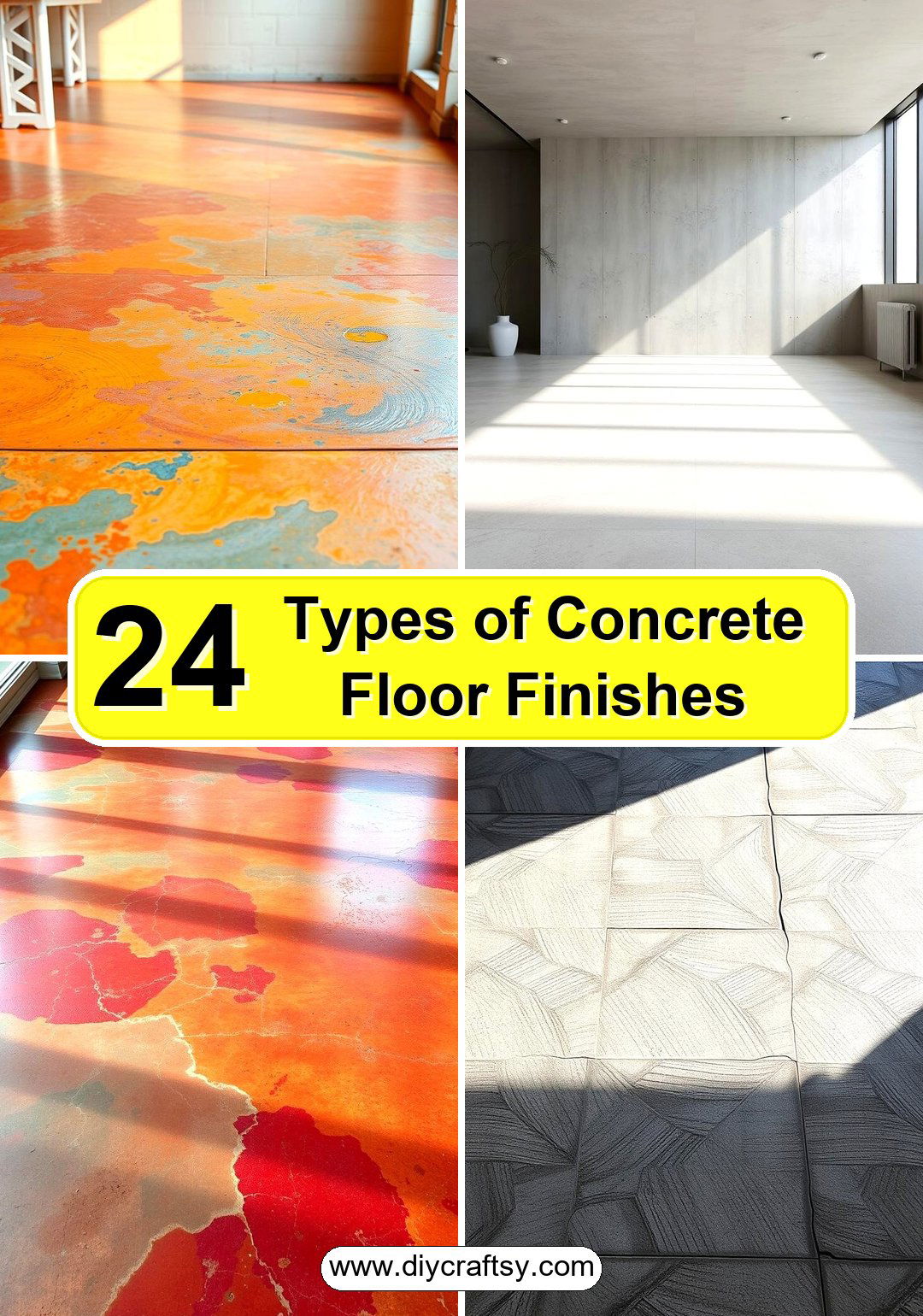 Types of Concrete Floor Finishes