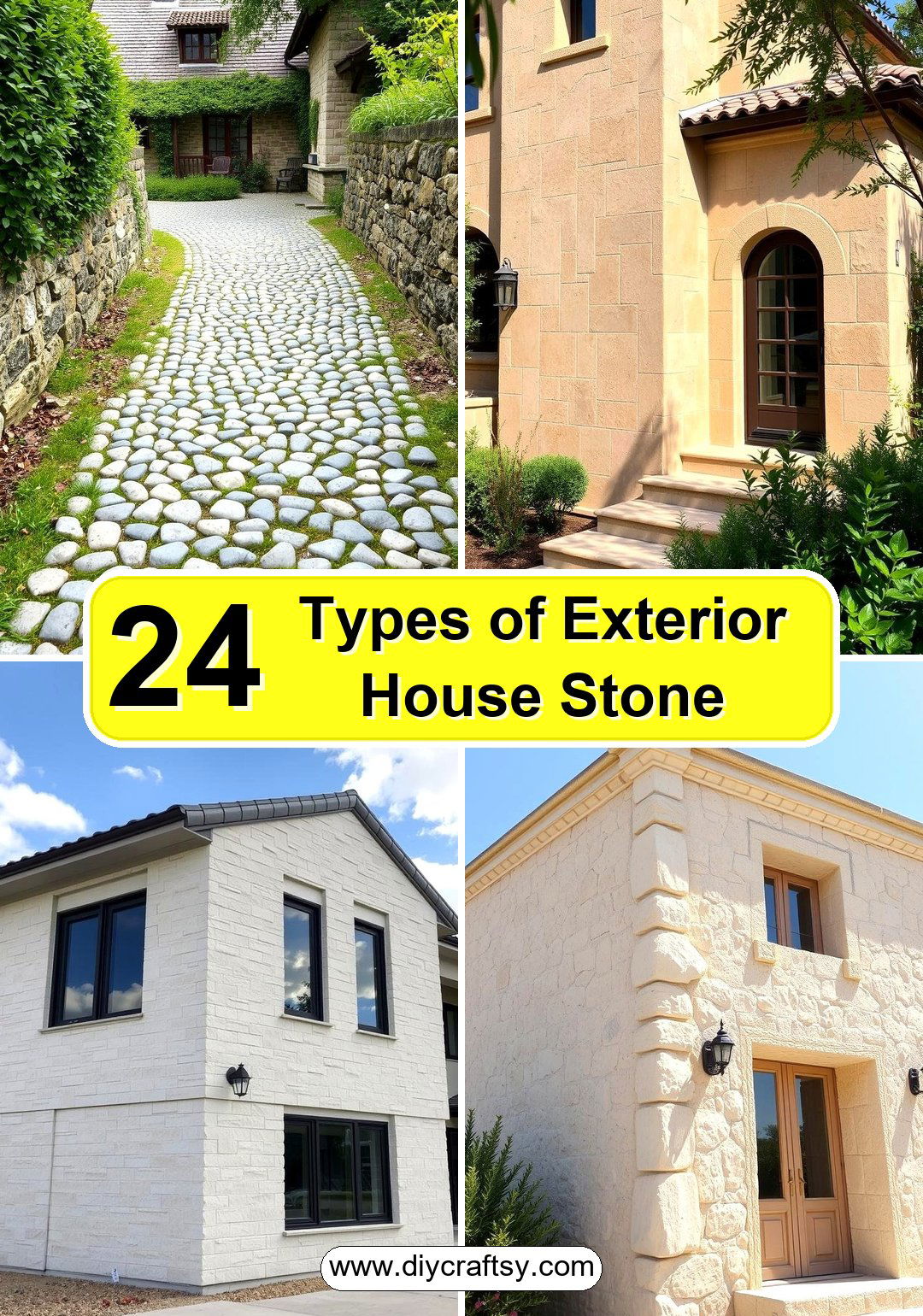 Types of Exterior House Stone