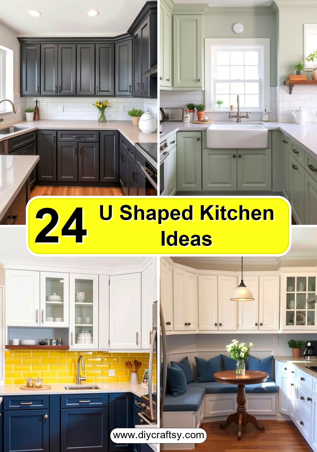 U Shaped Kitchen Ideas