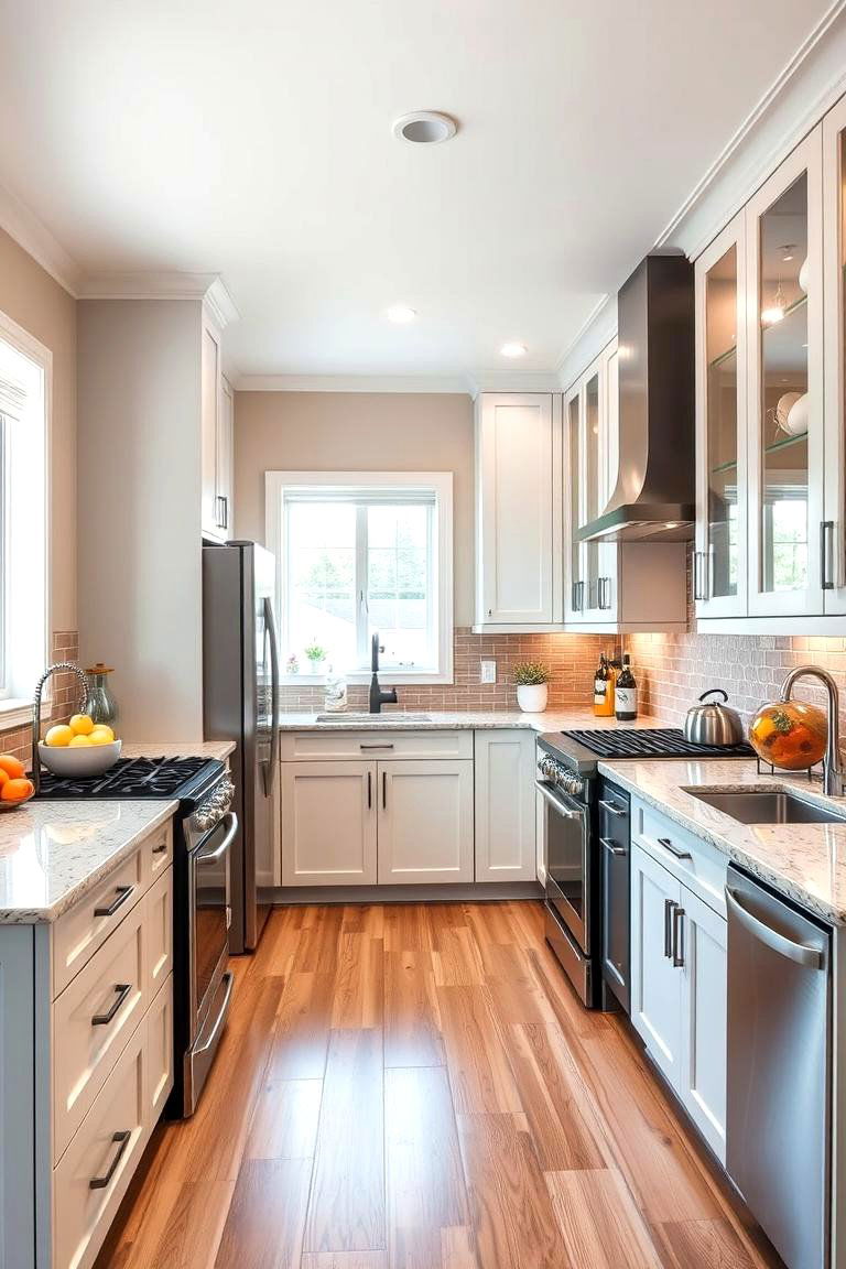 U Shaped Kitchen with Peninsula - 24 Kitchen Peninsula Ideas