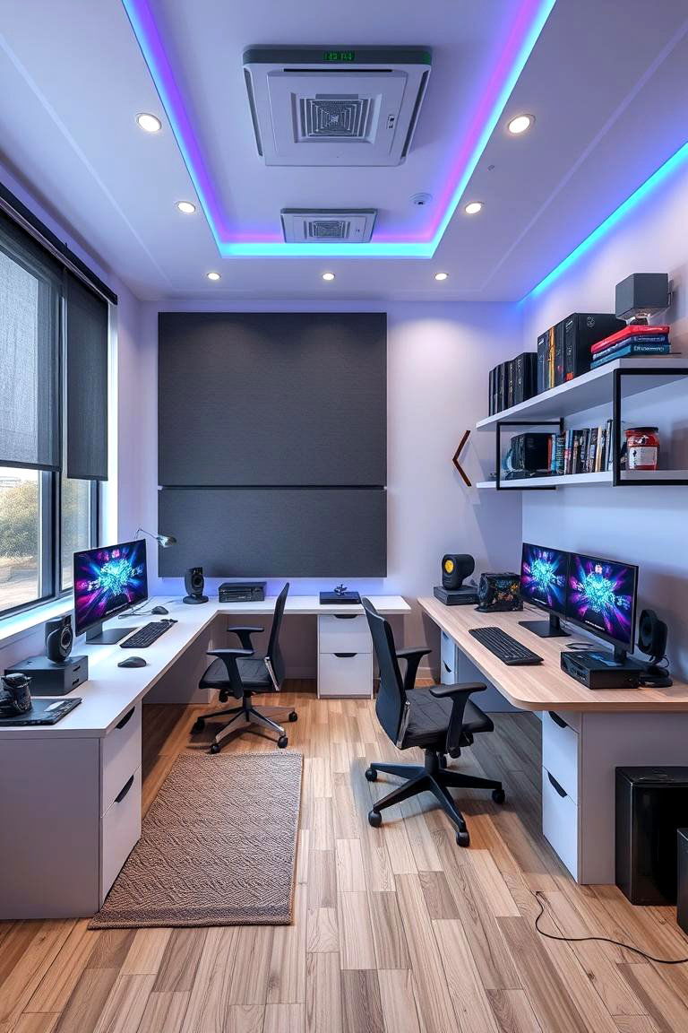 Ultimate Gaming and Study Combo Room - 24 Boys Gaming Bedroom Ideas