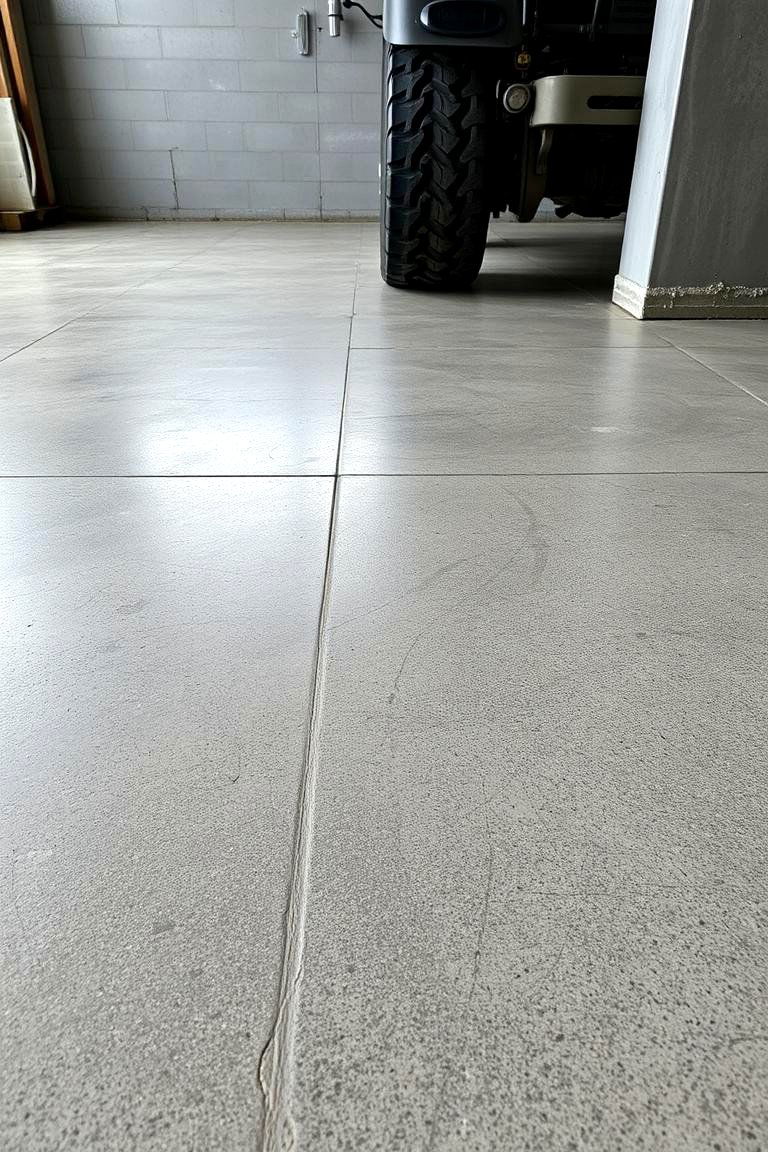 Ultra Durable Cementitious Flooring for Heavy Vehicles - 24 Garage Flooring Ideas