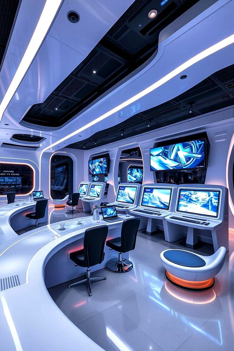 Ultra Modern Interactive Game Space - 24 Luxury Game Room Ideas