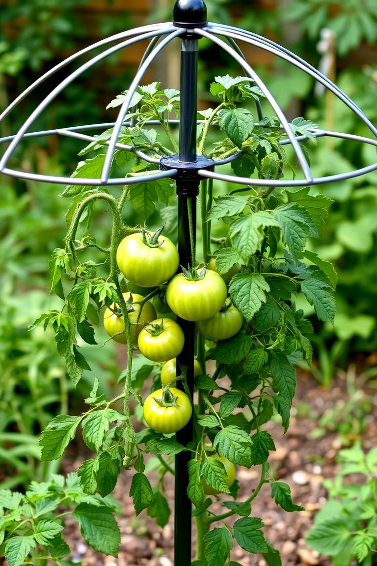 Umbrella Trellis - 24 Tomato Trellis Ideas