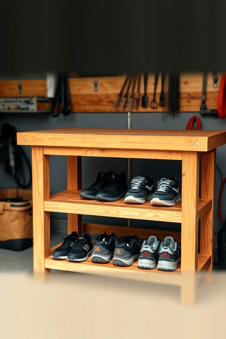 Under Bench Shoe Storage - 24 Garage Shoe Storage Ideas