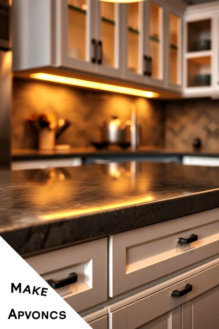 Under Cabinet Lighting for Enhanced Functionality - 24 Kitchen Island Lighting Ideas