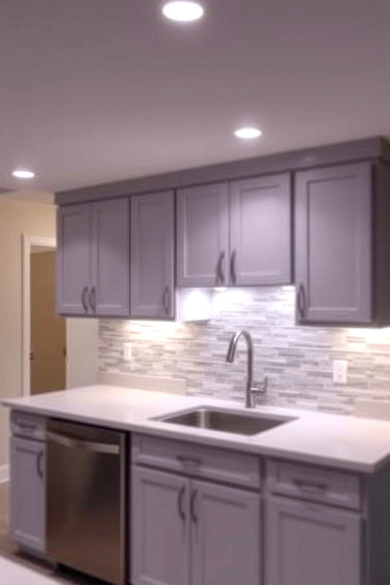Under Cabinet Lighting for Functional Spaces - 24 Basement Lighting Ideas