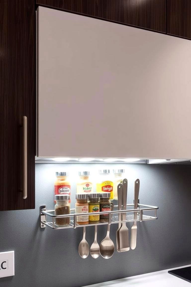 Under Cabinet Racks - 24 Small Kitchen Storage Ideas