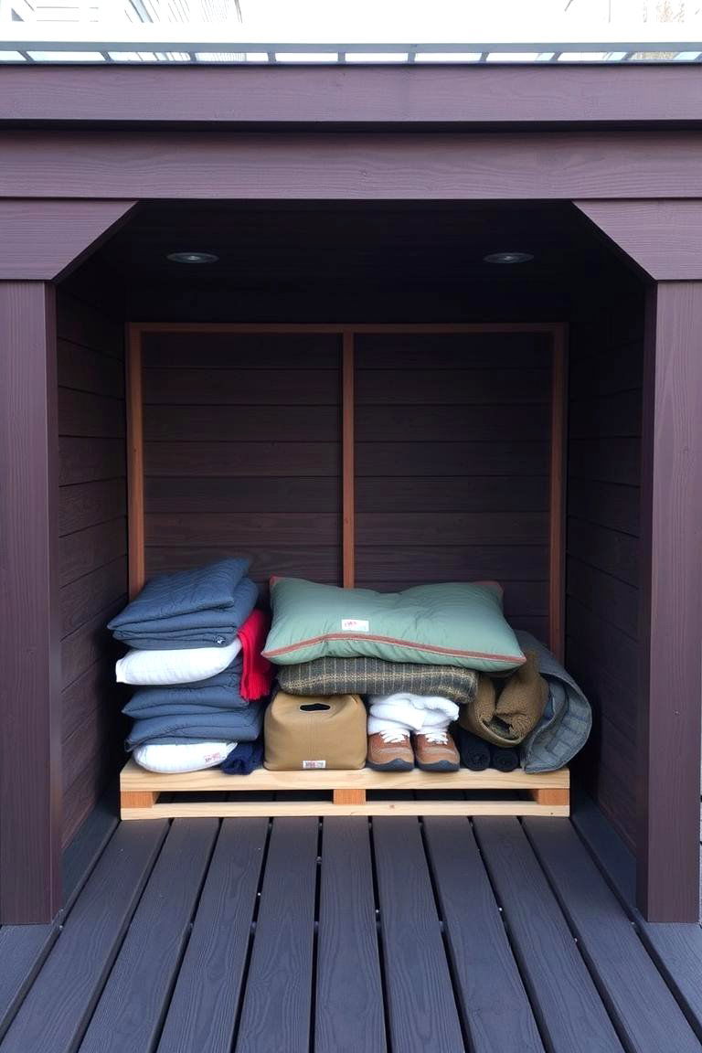 Under Deck Storage System - 24 Outdoor Storage Ideas