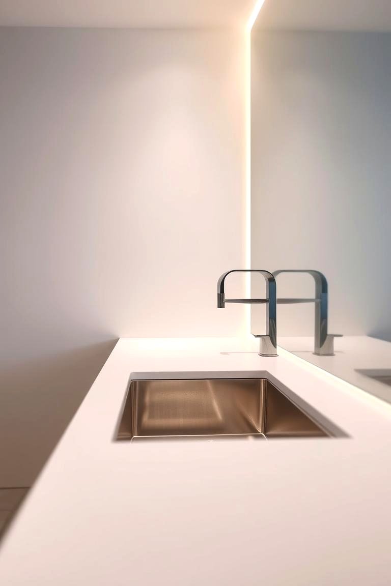 Under Mounted Sink - 24 Small Bathroom Sink Ideas