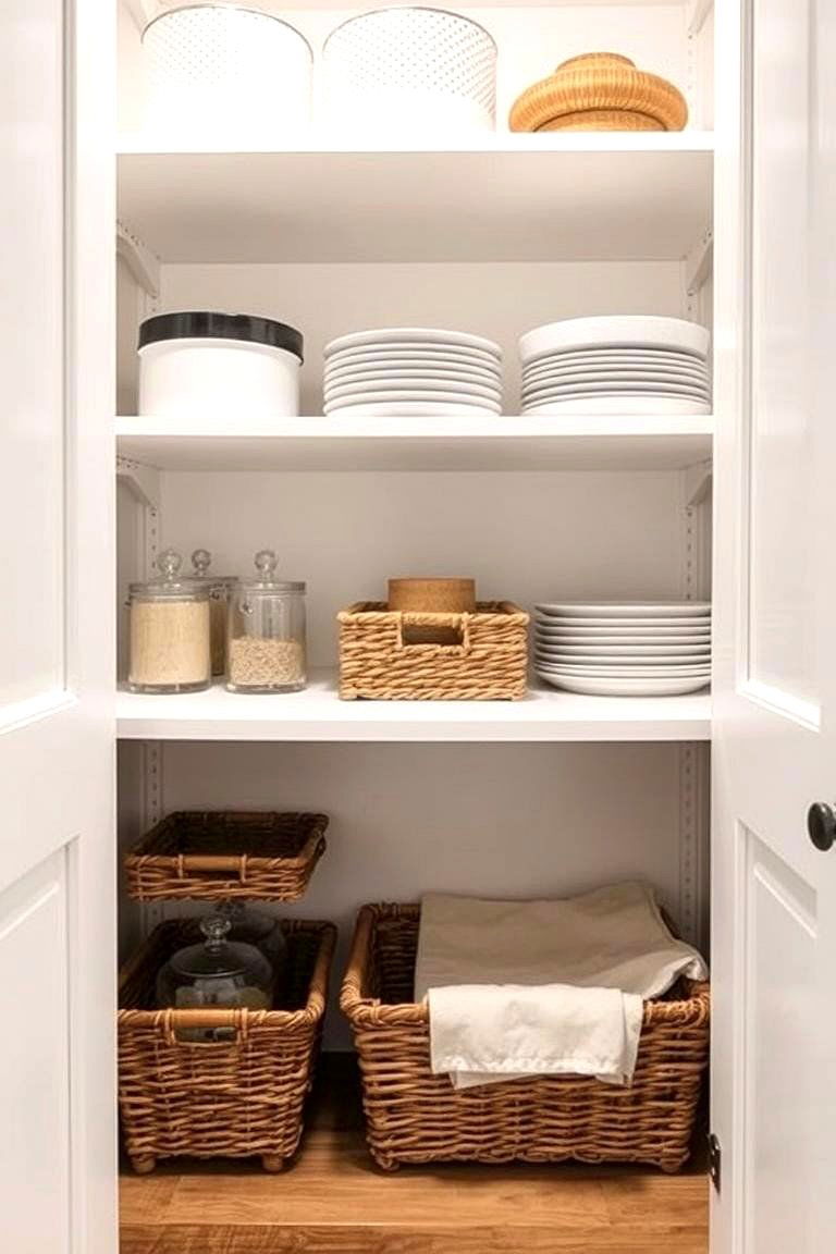 Under Shelf Baskets - 24 Small Pantry Ideas