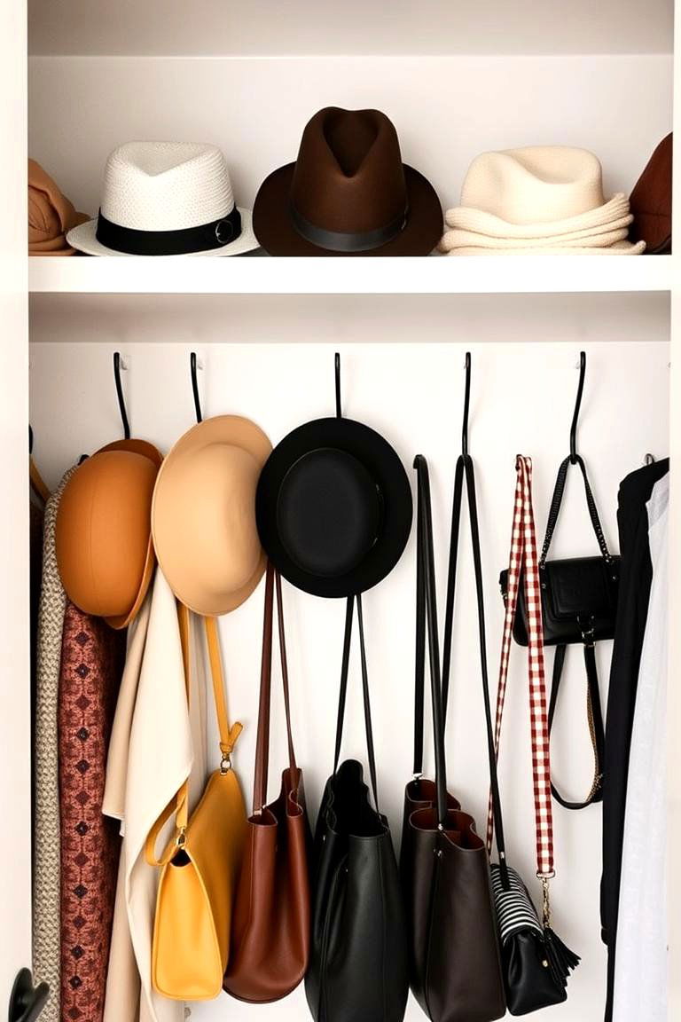 Under Shelf Hooks - 24 Closet Ideas