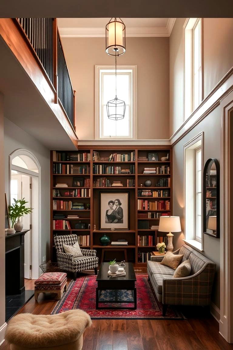 Under Stair Library for Clever Use of Space - 24 Home Library Ideas