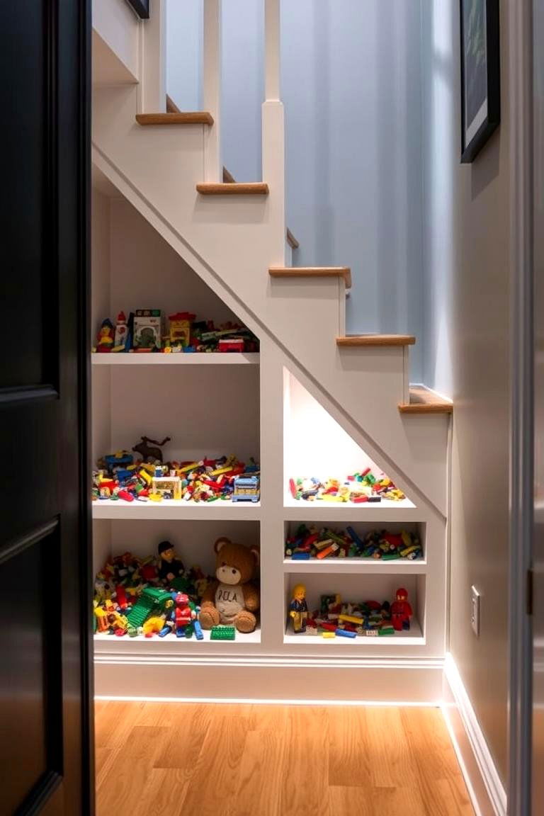 Under Stair Storage Creations - 24 Lego Storage Ideas