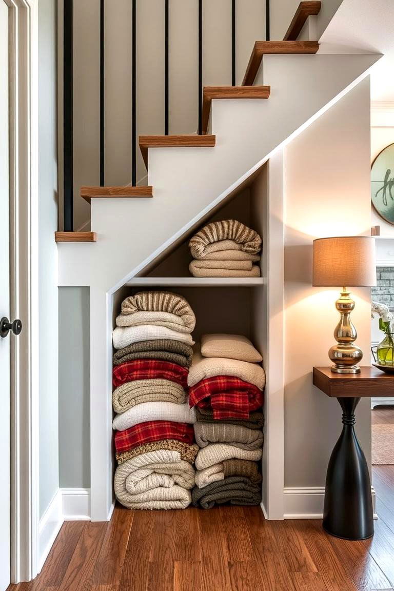 Under Stair Storage Ideas - 24 Blanket Storage Ideas