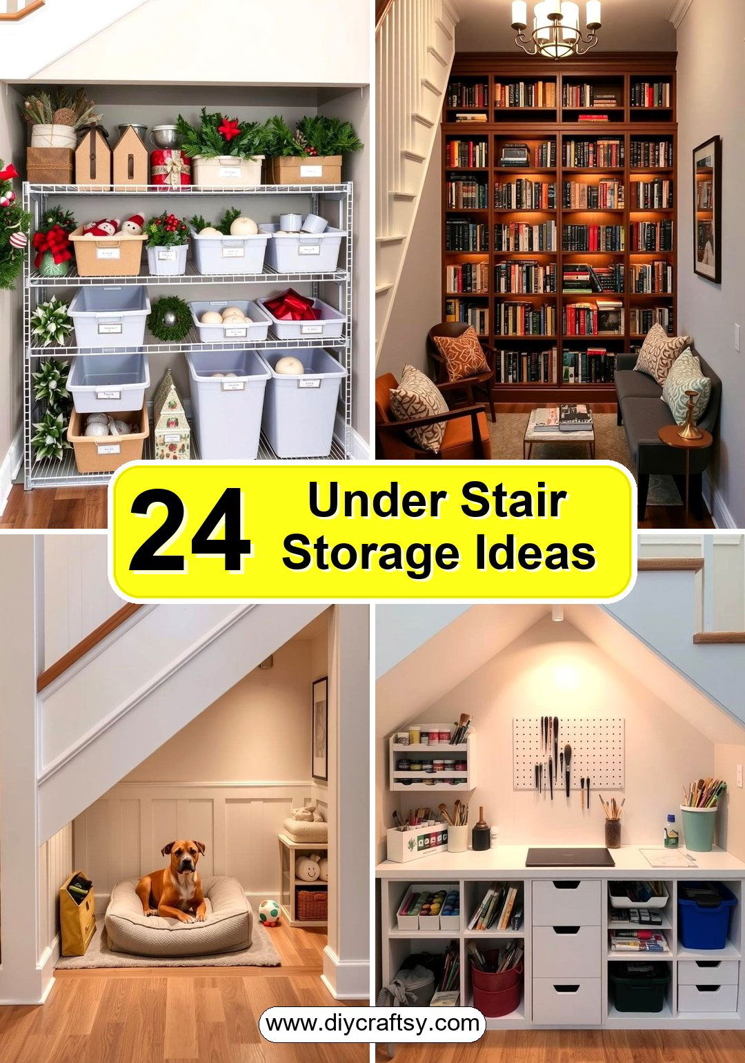 Under Stair Storage Ideas