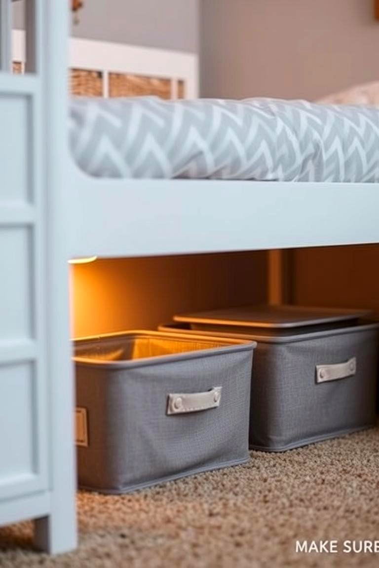 Under bed Storage Bins - 24 Nursery Storage Ideas