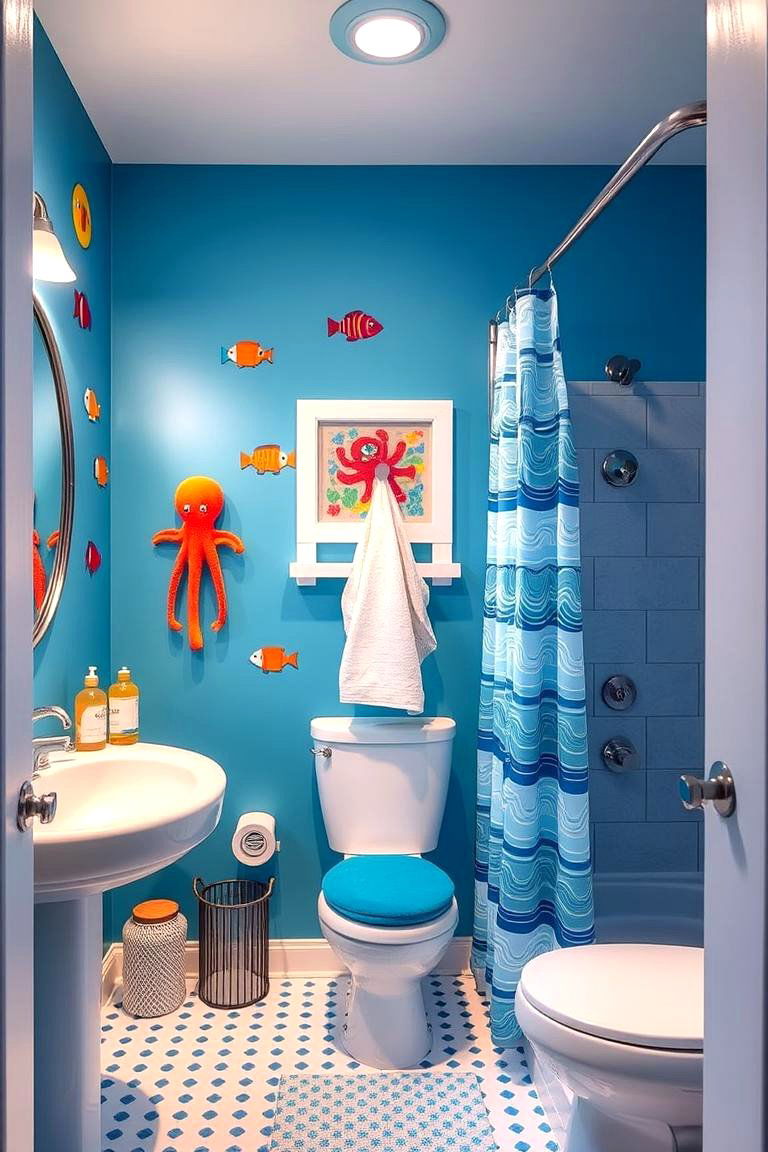 Under the Sea Adventure Theme - 24 Kids Bathroom Ideas