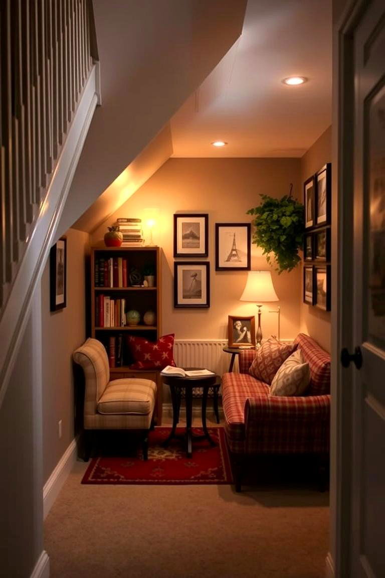 Under the Stairs Reading Alcove - 24 kids reading nook ideas