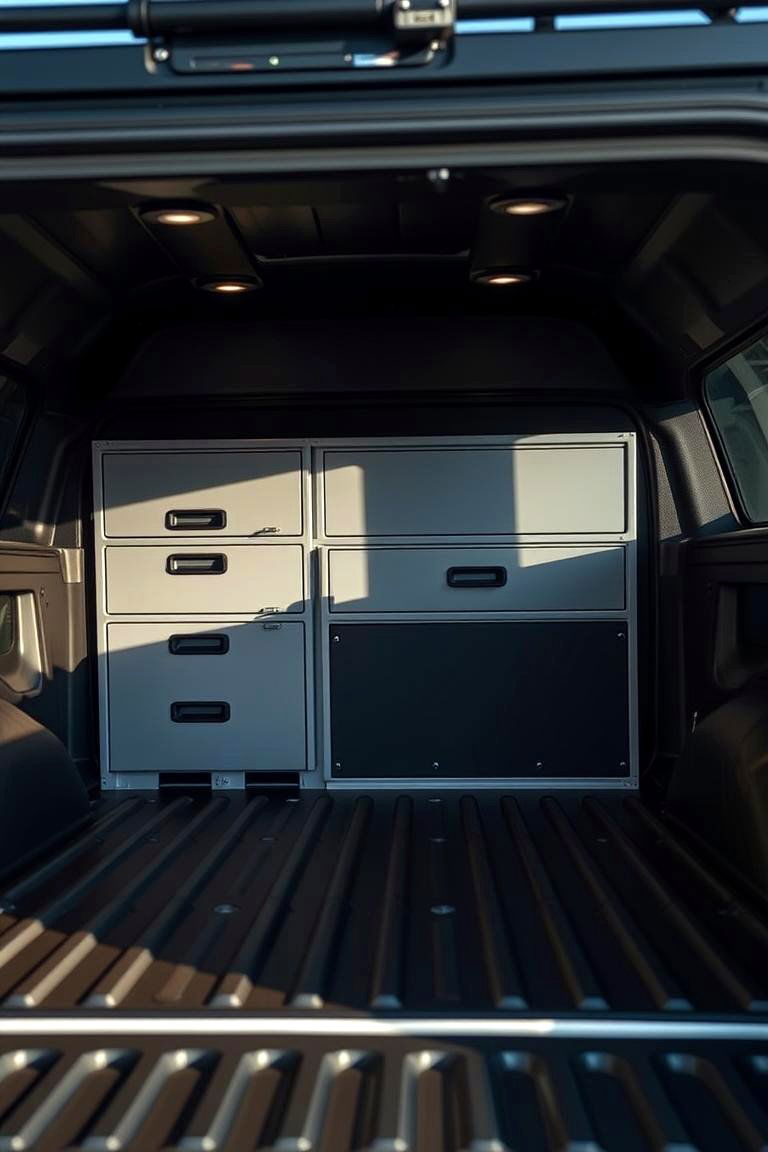 Underbed Cargo Locker - 24 Truck Bed Storage Ideas