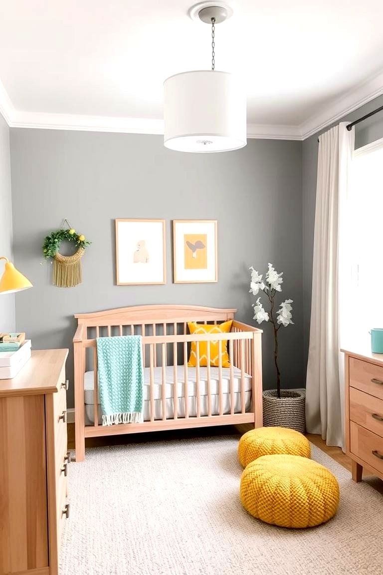 Understated Calm with Dove Gray - 24 Nursery Color Ideas