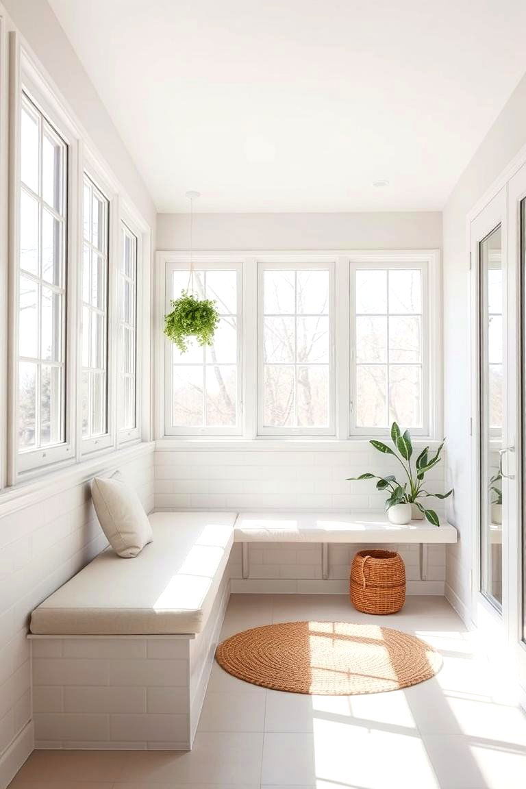Understated Minimalist Tones - 24 Sunroom Tile Floor Ideas